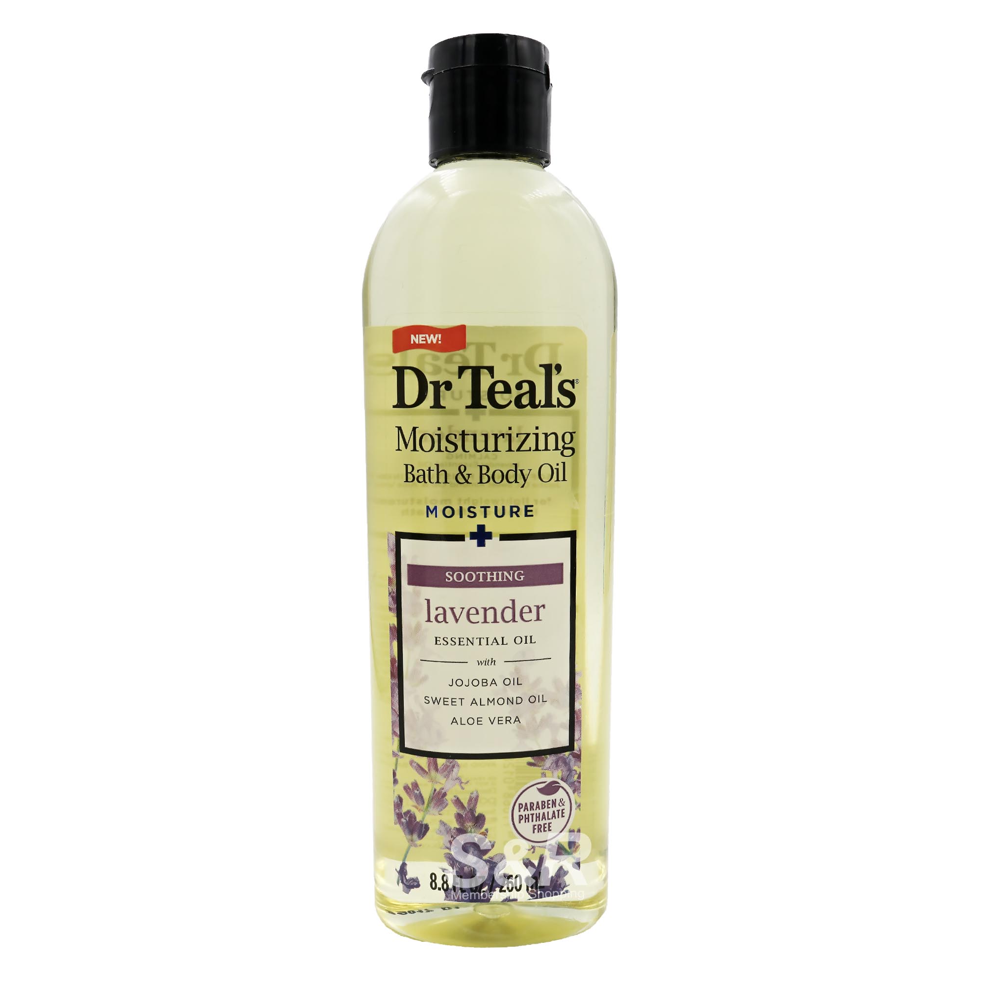 Dr. Teal's Moisturizing Bath and Body Oil Moisture plus Soothing Lavender 260mL